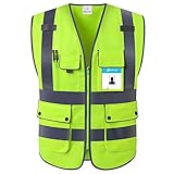 Garantía de calidad: este Alta visibilidad Ropa de trabajo de ayuda de desglose del vehículo corresponde completamente al estándar EN ISO 20471, ANSI/ISEA 107 Clase 2 Tipo R.