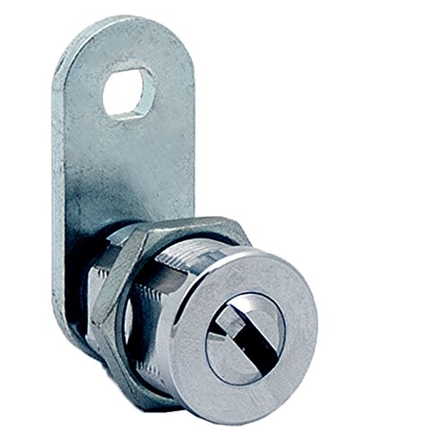 Fjm Security 9429B-Ka Dimple Keyed Cam Lock With 13/16" Cylinder And Chrome Finish, Keyed Alike #TOP1