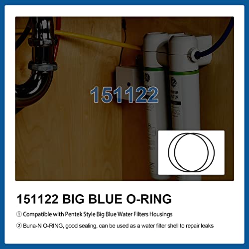 Mefonkou O-Ring Seals Ws03X10054 / Hhring For Ge, Gxwh30C, Gxwh35F, Gnwh38F, Gnwh38S, Gxwh40L Series Water Filter (2/Pack) #TOP3