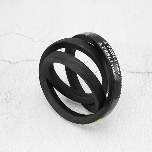 LT Easiyl 2 Stück Gummi-Keilriemen A725Li Ersatzteil 725 mm Innenumfang 758 mm Außenumfang 12,5 mm Breite Antriebsriemen kompatibel mit Scheppach HP1100S & HP1300S Vibrationsplatte