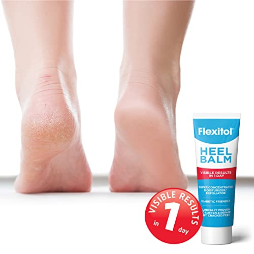 Flexitol Heel Balm, Rich Moisturizing & Exfoliating Foot Cream, 4 Oz Tube #TOP3