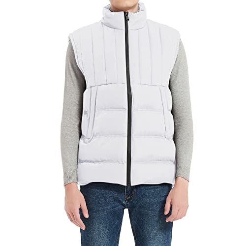 Veste à capuche homme blanche style décontracté pour les sorties automnales en ville