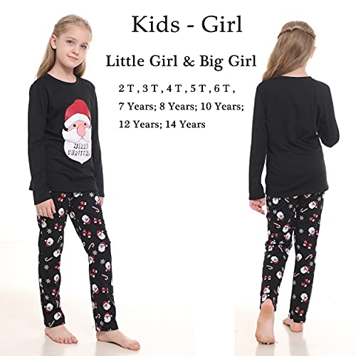 Vozanet Famliy Matching Pajama Sets With Santa Claus Patterns Christmas Sleepwear Jammies For Men Women Kids Xmas Clothes, Kids, 14Y #TOP5