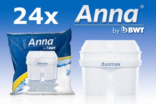 24 Anna Duomax Wasserfilter Kartuschen passend auch für Brita Maxtra