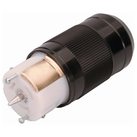 Reliance Controls LL550C 50 Amp Generator Connector (Female), Black Cover