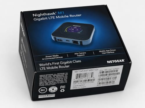 Image of Netgear Nighthawk MR1100 4G LTE Mobile Hotspot Router (AT&T GSM Unlocked)(Steel Gray)