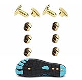 Fuccica Copper Rivets for Grounding Shoes Barefoot Shoes Women Men, Accessories for Earthing & Barefoot Connection (Copper Rivets,16（for 2 Pairs）)