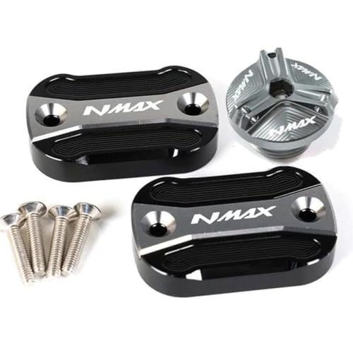 Bouchon réservoir liquide de frein avant Yamaha N-MAX 125 155 huile moteur gris