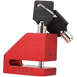 Candado Fixie RUNROTOO 1 Pc Bloqueo De Disco De Bicicleta Candado Anti-bicicleta Cerradura De La Motocicleta Bicicleta Fixie Bikes Bicicletas Bloqueo De Freno Scooter Acero De Aleación Sólida