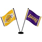 WinCraft Los Angeles Lakers Desk and Table Top Flags