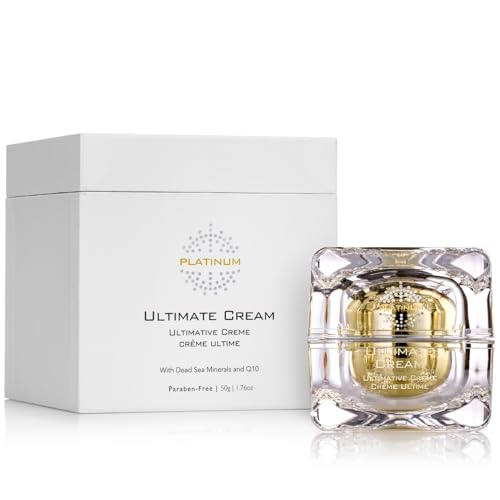 Kedma - Crema Platinum Ultimate - Tratamiento Global Anti-Edad con Q10 y Multivitaminas - Con Manteca de Karité, Aceites Vegetales y Minerales del Mar Muerto - Sin Parabenos - 50g