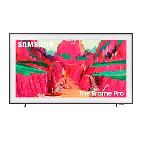 Samsung The Frame Pro 4K Vision AI Smart TV 65'' The Frame QE65LS03FWUXZT, Modern Frame Design con Wireless One Connect; 4K AI Upscaling, Art Mode, Matte Display, PACCHETTO INTRATTENIMENTO, 2025 - Immagine 3