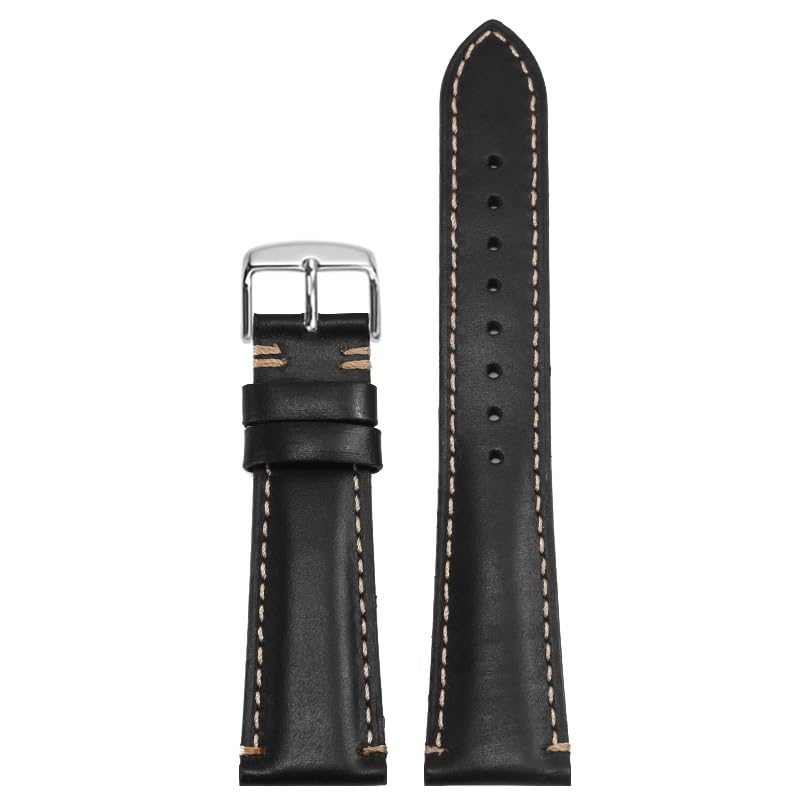 Bracelet montre cuir 20mm pour remplacer votre bracelet Rolex et Hamilton