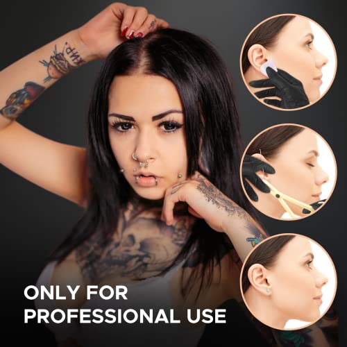 BodyJ4You 156PC Body Piercing Kit - 14G 16G 18G 20G - Belly Ring Nose Septum Tragus Ear Cartilage Industrial - Horseshoe Ring Hoop Barbell Stud Spike - Random Mix Jewelry3