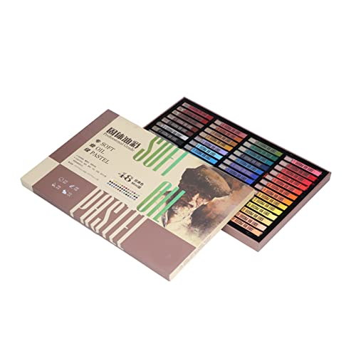 Pastels à l'huile pour graffiti et coloriage de 50 couleurs vives pour enfants et artistes