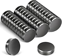 30 Stück Magnete für Magnettafel, 18 x 5mm Ferrit Magnete Stark Schwarz Kühlschrankmagnete, Magneten Rund für Whiteboard, Pinnwand, Tafelmagnete, Kühlschrank