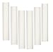 Lighthouse Industries Set of 6 pc 5 Inch Tall White Candelabra Base Thin 3/4" Inner Diameter Chandelier Socket Cover