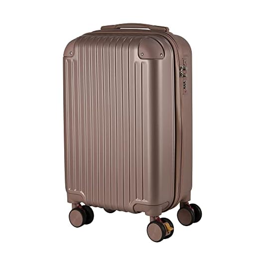 Mala de Bordo em ABS Com 4 Rodas 360 - Roncalli Manaus (Rose)