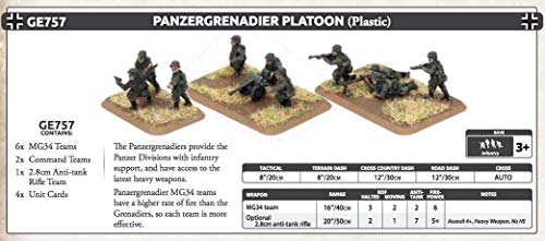 Preisvergleich Produktbild Unbekannt Flames of War: Mid War: German: Plastic Panzergrenadier Platoon (GE757)
