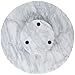 Greenco Lazy Susan, White Marble Lazy Susan Turntable Organizer - Sauce, Medicine, Spice Rack Organizer for Home, Pantry, Refrigerator, Fridge, Cabinet - Kitchen Storage, Kitchen Table Organization