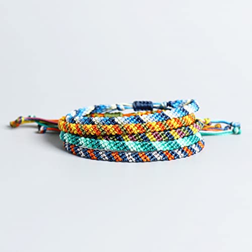 Image of Handmade Waterproof Waxed Thread Bracelet or Anklet - Unisex, Adjustable, Boho Bracelets, Friendship Bracelets, Minimalist Jewelry