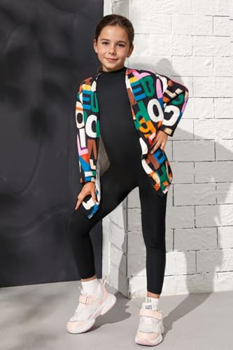 YgneeDom Kids Girls One Piece Spandex Unitards, Long Sleeve Turtleneck Unitard, Full Body Catsuit Dance Leotard Costumes - Thumbnail 3