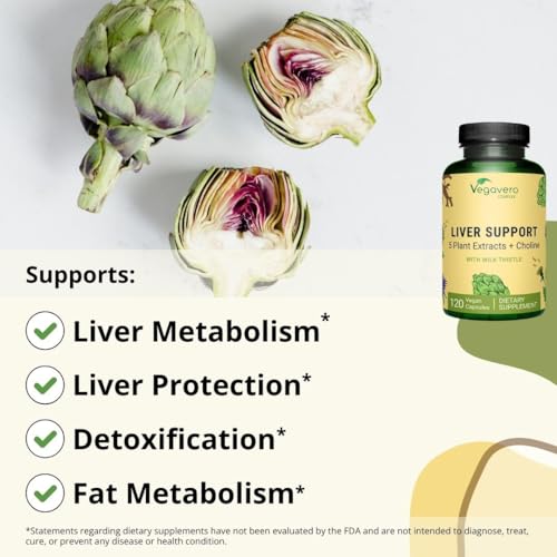 Liver Support | Milk Thistle Supplement 9000mg | 120 Capsules | Dandelion, Artichoke, Choline, Beetroot | Liver Cleanse Detox & Repair | with 80% Silymarin | NO Additive & Vegan - Image 4