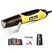 Mini Pistola ad Aria Calda 450W, ENVENTOR Pistola Termica Elettrica Portatile, 300℃ (150L/Min)-450℃ (200L/min),Con Ugello Riflettente, Per Rimuovere Vernice, Riparare Elettroniche,Restringere il PVC