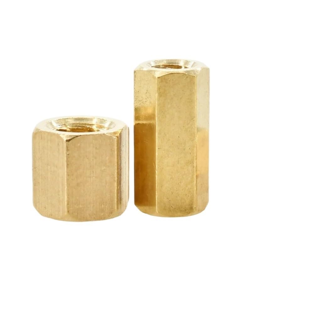 Brass Motherboard Standoffs Hex Board Rack Stud Spacing Screw Hexagon Copper Female PCB Pillars Bolt M2 M2.5 Spacer(21mm (10Pcs),M2.5)