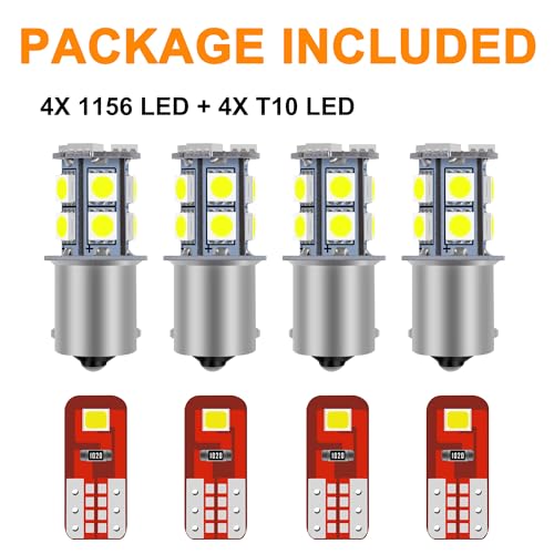 8 Piezas Bombillas LED para Interior de Vehículo Blanco miniatura 2