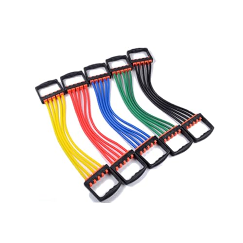 Alipis Ejercitador de Pecho Ajustable con Resorte Banda Resistente para Brazos Entrenamiento Muscular de Pectorales y Hombros Portátil para Hombre de Colores Surtidos Color Aleatorio