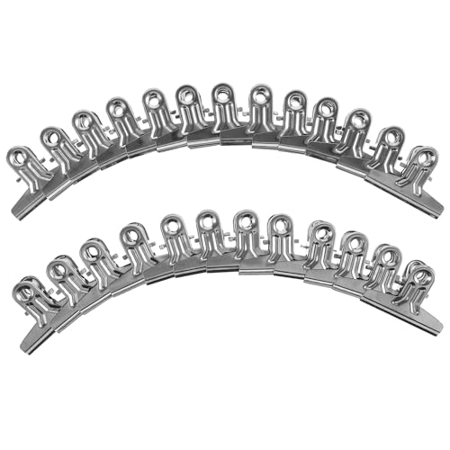 PLAFOPE 25���� �X�e�����X���̋������̎����N���b�v �V���v���ȃf�U�C�� �y�ʑϋv���ɗǂ� �I�t�B�X�p�t�@�C���Œ�N���b�v ���Ă��g�p�\