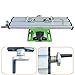 PEALOV Mini Fraiseuse,Multifonctionnelle Table De Perçage Transversale Ajustable,Mini Fraiseuse Table,Table De Glissière De Forage Composée De Fraiseuse Pour Perceuse D'établi De Bricolage,310x90 Mm