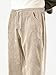 HOTake Men's Casual Corduroy Pants Vintage Drawstring Baggy Sweatpants Wide Leg L(36) Beige
