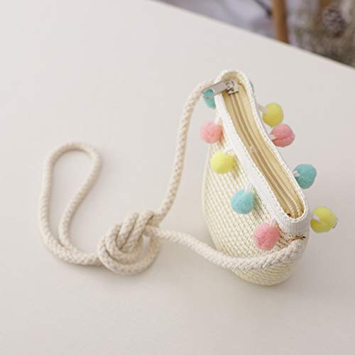 Borsa A Tracolla Per Bambine In Glitter Con Manico Di Perle – Pochette Principessa Per Regalo - 4