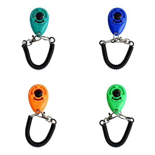 Dog Training Clicker with Wrist Straps, Clicker Dog Trainer for