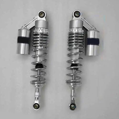 8mm Feder 340mm 350mm 360mm Motorrad Stoßdämpfer Für VMAX 1985-2013 Chrom Schwarz