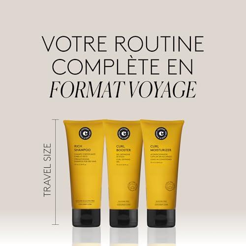 Pack Mini Curl Booster COCUNAT : soin complet définition boucles voyage