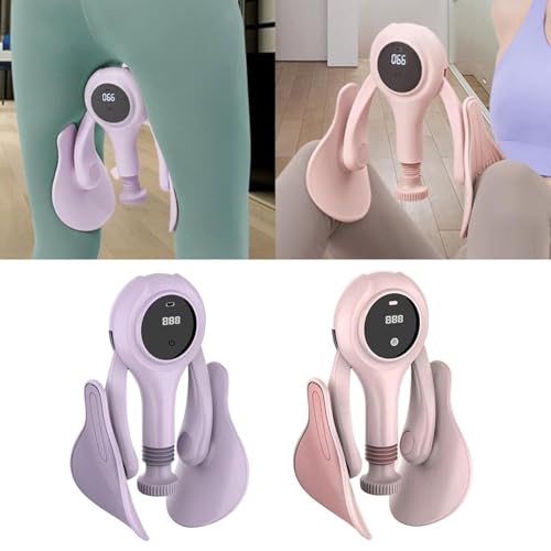 Image of Adjustable Smart LCD Digital Counter Thigh Trainer for Women & Men | Inner Thigh Exerciser for Hips, Arms & Pelvic Floor Workout | Portable Home Fitness Leg with Non-Slip Pads(P-Digital Counter)