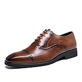 Estos zapatos de vestir de cuero para hombre son adecuados para reuniones de negocios, bodas, fiestas, iglesias, oficinas y otras ocasiones formales.