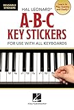 ABC Keyboard Stickers Easy to Apply Learning Tool for Any Piano or Keyboard | Self Adhesive Music Notes Guide for Beginners, Students and Teachers | Ideal for Learning and Practicing