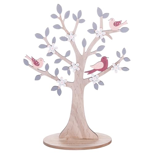 Albero decorativo pasquale in legno h. 45 cm, La Campagna