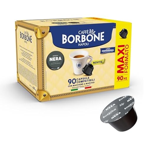 Caffè Borbone Mezcla de Café Negra - 90 cápsulas - Compatibles con las Máquinas de Café de la marca Nescafè®* Dolce Gusto®* | Ya disponible en tu tienda friki favorita! En mundofriki.es!