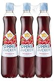 YO Sirup Himbeere (6 x 700 ml) – ohne Zucker, nur 2 Kalorien in 100 ml Fertiggetränk, vegan – 1x Flasche ergibt bis zu 6 Liter Fertiggetränk