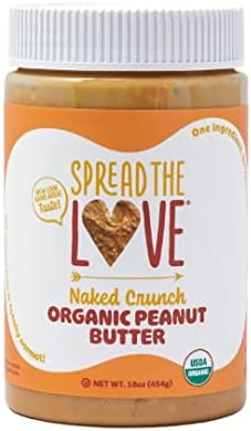 Amazon.com : Spread The Love NAKED CRUNCH Organic Peanut Butter