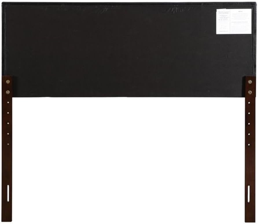 Glory Furniture Super Nova Faux Leather Upholstered King Headboard in Black