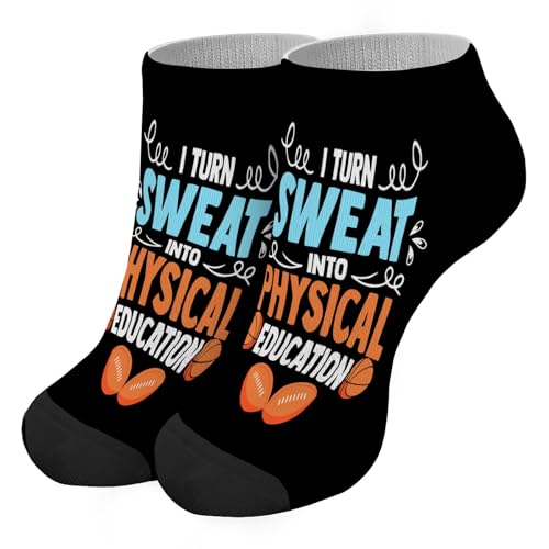 Teacher Definitions Sports P.E. School Physical Education Girls Ankle Socks Fashionable Sock2