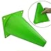 Mirepty 7 Inch Plastic Traffic Cones Sport Training Agility Marker Cone for Soccer, Skating, Football, Basketball, Indoor and Outdoor Games (Green, 24 Pack)