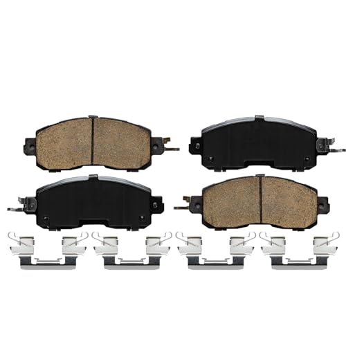 Image of Detroit Axle - Front Brake Kit for 2013-2025 Nissan Altima | Drilled and Slotted Disc Brake Rotors Ceramic Brake Pads with Hardware Replacement 11.65 inch inch Rotor