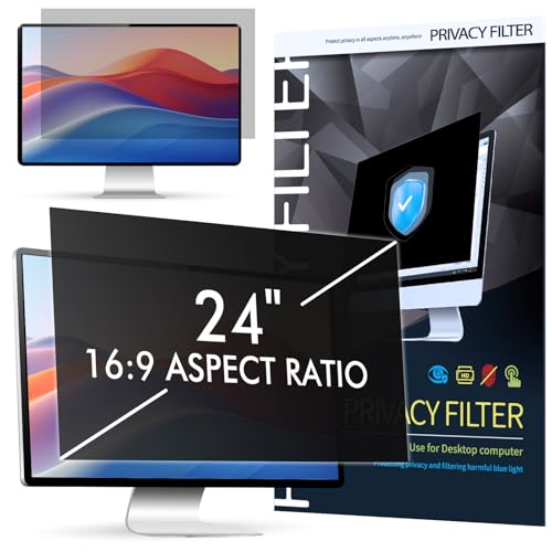 Filtro de privacidad para monitor de 24 pulgadas ideal en oficinas y espacios abiertos